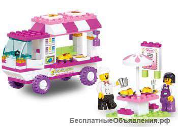 Конструктор lego заменимый Мобильный ресторанчик для девочек