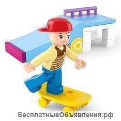 Конструктор для девочек Скейбордист M38-B0512