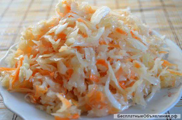 Капуста квашеная,домашняя