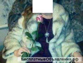Норковая шубка крестовка