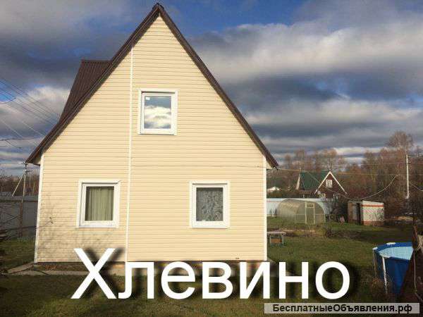 Дачный дом с баней д.Хлевино Чеховский район