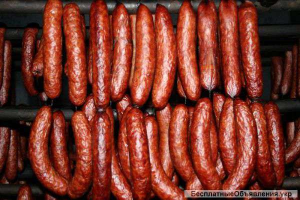 Копченые продукты, Ветчины,Колбаса