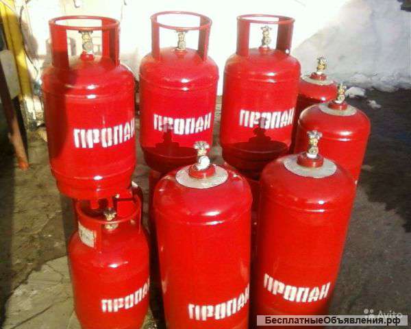 Доставка газовых баллонов
