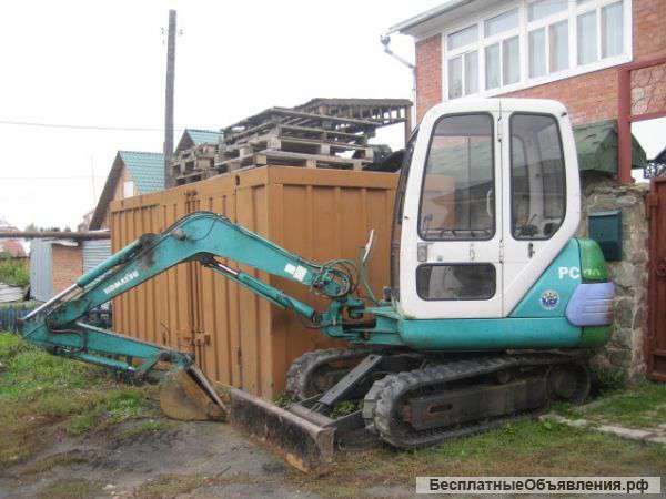 Миниэкскаватор Komatsu PC20
