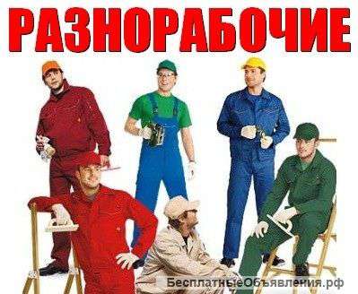 Требуются разнорабочие