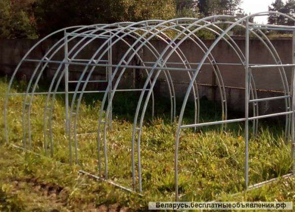 Теплица. Двойная дуга. Усиленная. Шаг 1м. Акция