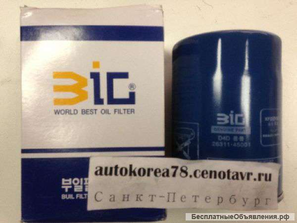 Фильтр масляный HD 65 78 D4DD County