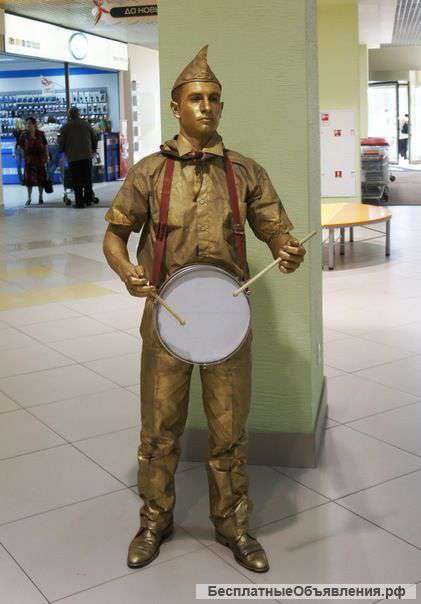 Живые статуи оригинальное дополнение к празднику