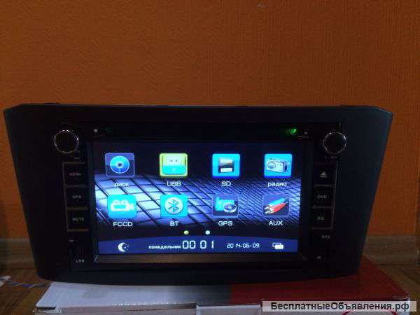 Автомагнитола для Toyota AVENSIS, мультимедийная c GPS