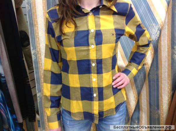 Рубашка современного бренда Tommy Hilfiger