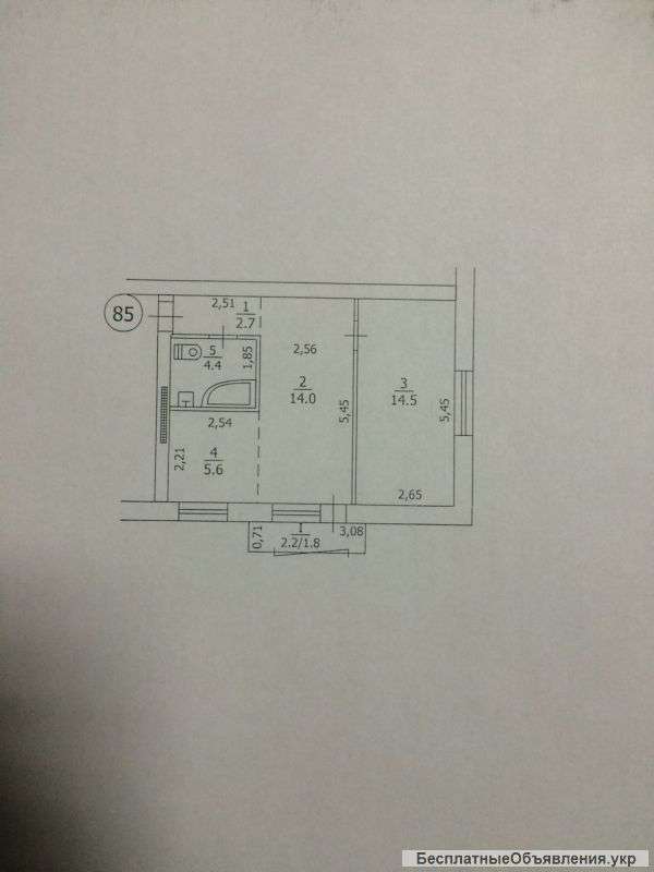Двушку на ул. Уманская 29, корпус 1