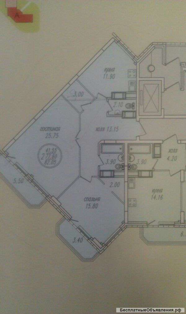 2-х комнатная квартира