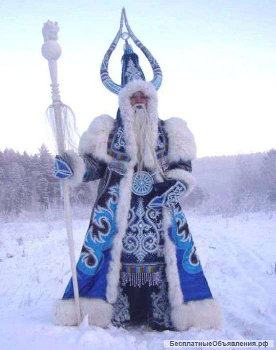 Дед мороз в окно