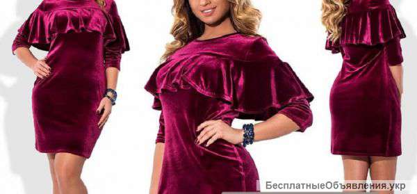 Платье бархатное "Мариса"