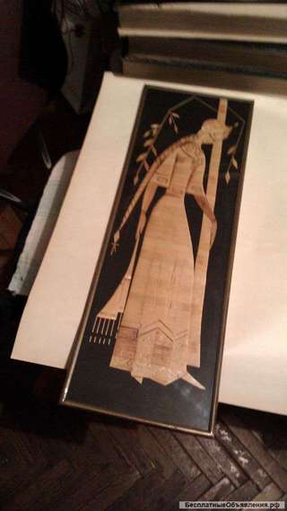 Панно, дерево