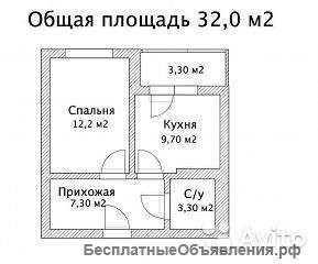 1 комнатная квартира