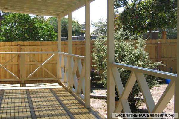 Возведение, ремонт, переделка террас