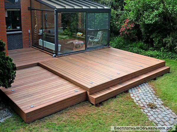 Возведение, ремонт, переделка террас