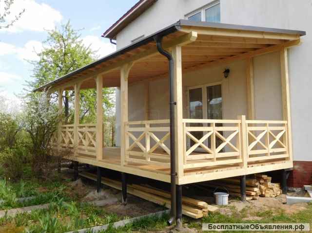 Возведение, ремонт, переделка террас