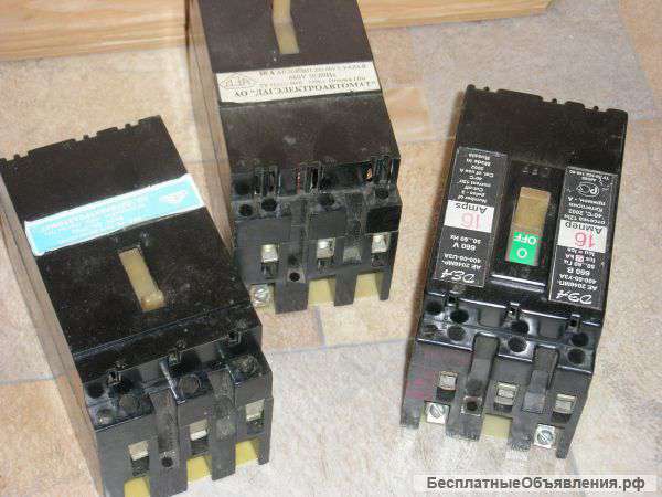 Выключатели автоматические 380 в