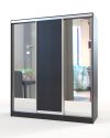 Шкаф-купе 2100 маски с двумя зеркалами