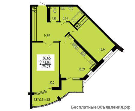В центре