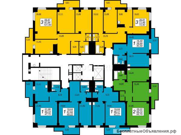 1к ЖК "Преображенский" д.17.