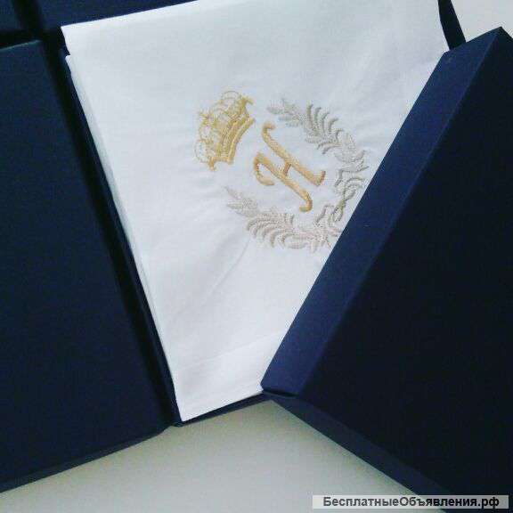 Белые носовые платки для жениха и невесты