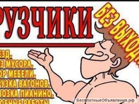 Грузчики,разнорабочие