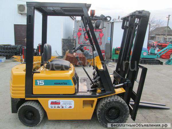 Японский вилочный погрузчик KOMATSU FG15
