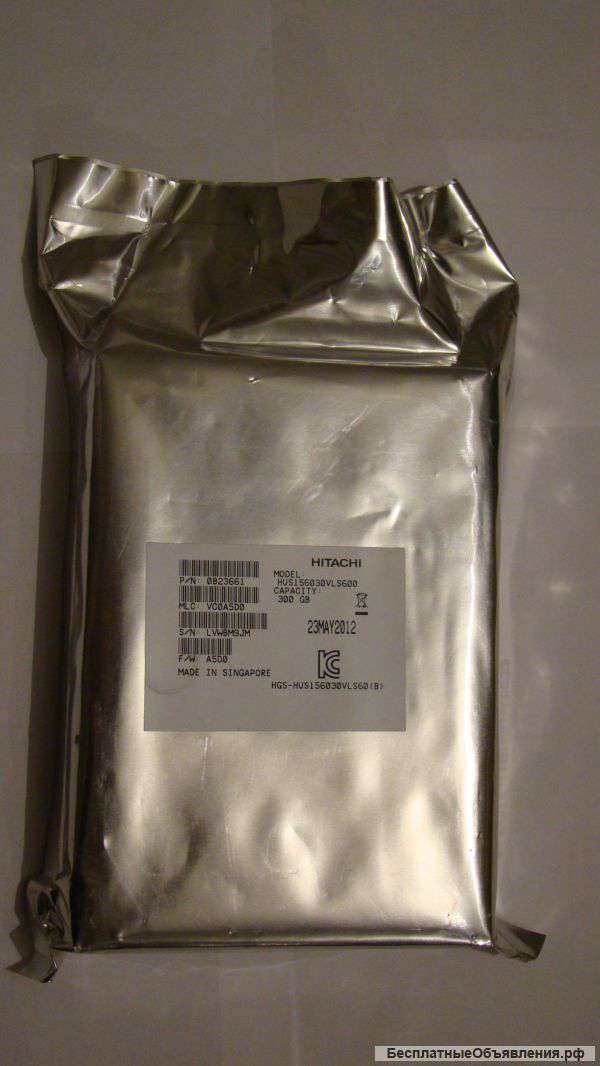 HDD Hitachi HUS156030VLS600, новый — продам