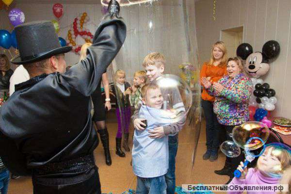 Шоу мыльных пузырей
