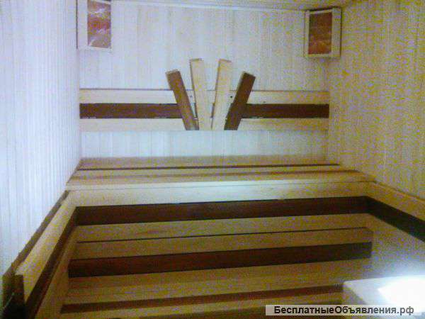 Отделка саун, бань с установкой печи