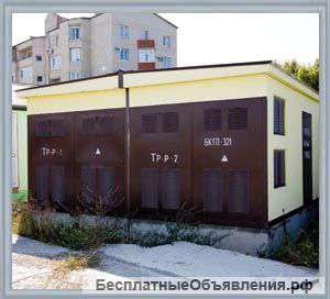 2БКТП - блочная комплектная  двухтрансформаторная  подстанция наружной установки