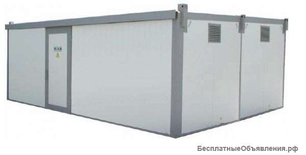 РУ - распределительное  устройство в двух блок-модулях