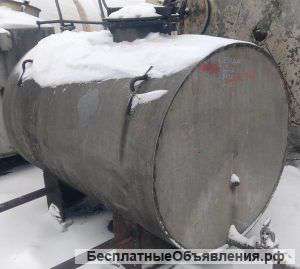 Емкость нержавеющая,объем — 2 куб.м., горизонтальная