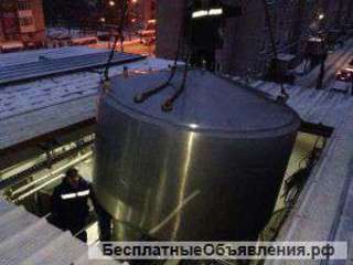 Емкости нержавеющие,объем — 5 куб.м., вертикальные, рубашка, термос.