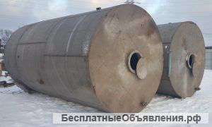 Емкости нержавеющие,объем -32 куб.м., вертикальные