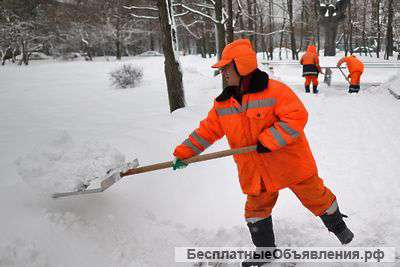 Лучшие разнорабочие столицы,уборка снега