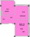 ЖК МОЛОДЁЖНЫЙ п.Яблоновский 2-х комн.кварт. от 1800 000 руб.