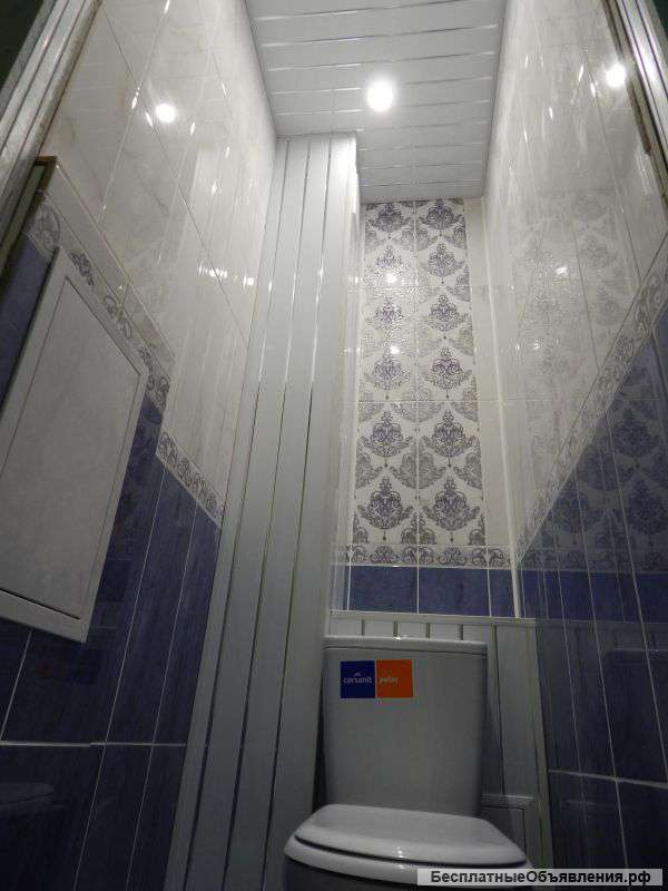 Облицовка кафелем.ремонт ванной