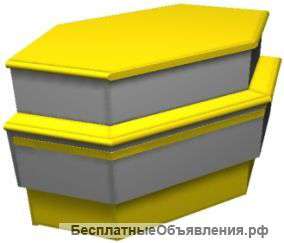 Прилавок рабочий угловой 90 градусов, новый