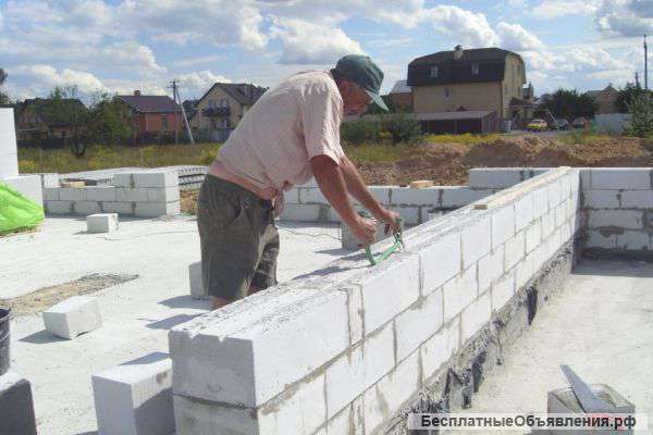Кладка газоблока