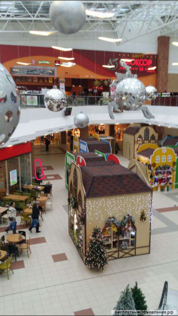 Торговый модуль в виде домика