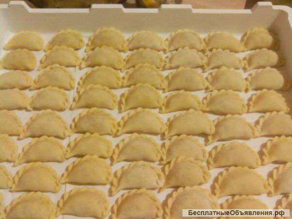 Пельмени, манты, вареники домашние ручной лепки