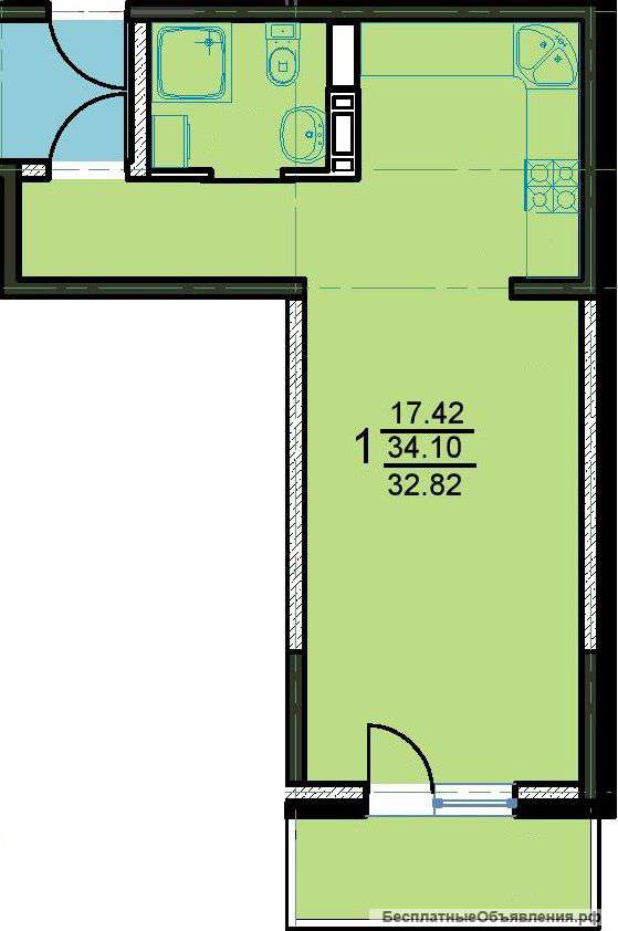 Уютная квартира-студия