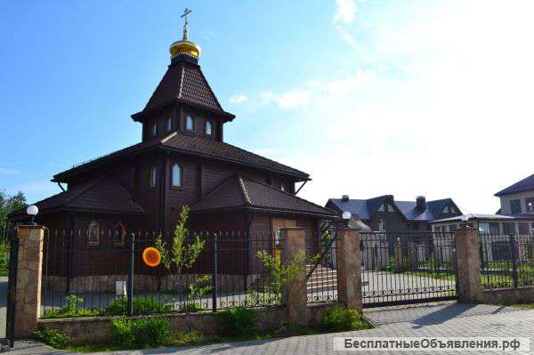 Участок в 32 км от МКАД по Киевскому ш. ИЖС. Лес, водоем.