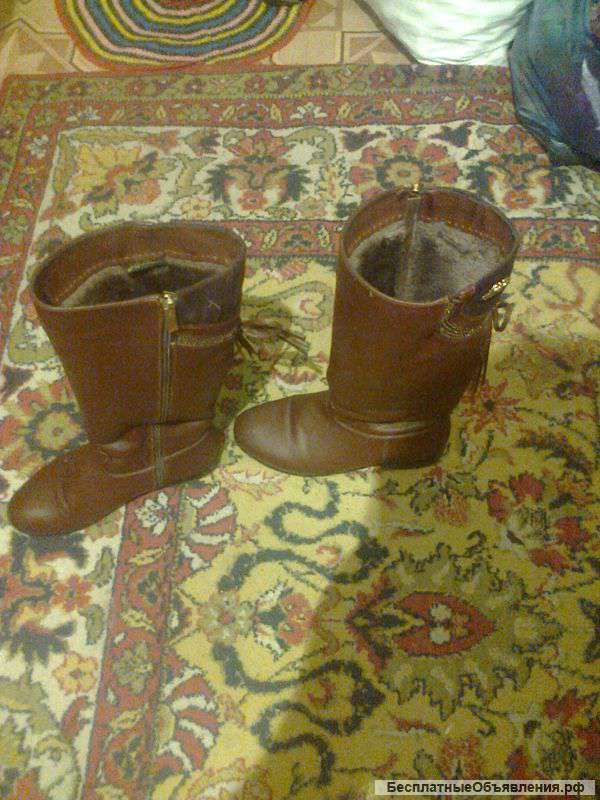 Тёплые женские сапоги размер 36 размер