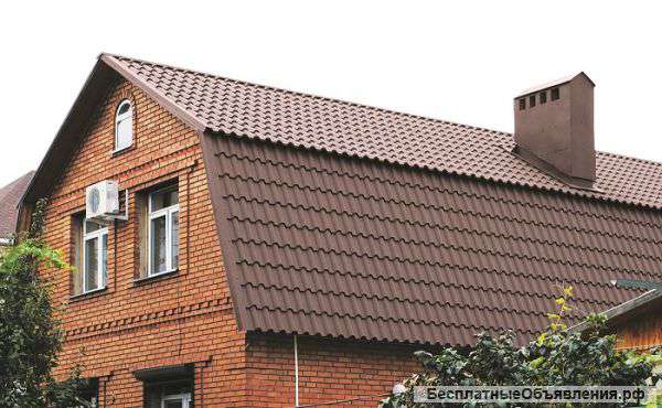 Монтаж кровли из металлочерепицы