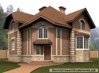 Кирпичный коттедж 12 х 13. Площадью: 190,4 м2